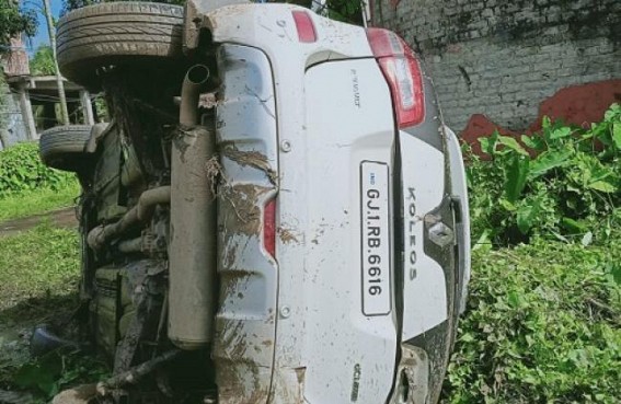 Road Mishap in Charilam on National Highway Road Mishap in Charilam on National Highway